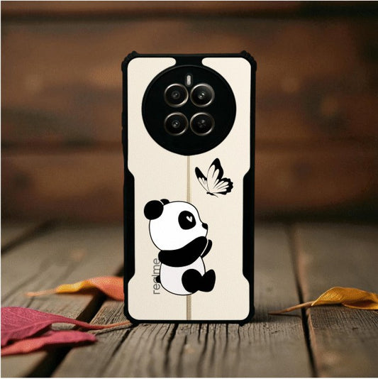 Panda and Butterfly Mobile Cover For Realme Narzo 70