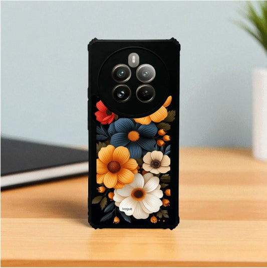 Retro Petals Mobile Cover For REALME 12 PRO