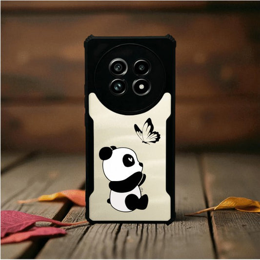 Panda and Butterfly Mobile Cover For Realme 13 Pro Plus