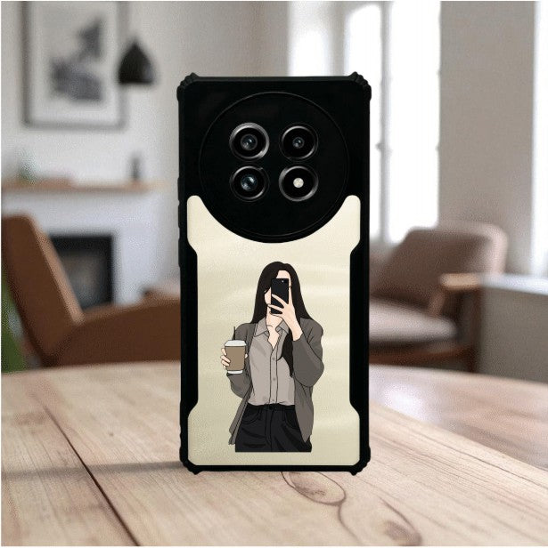 Coffee Girl Mobile Cover For Realme 13 Pro Plus
