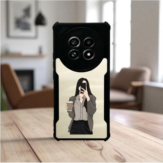 Coffee Girl Mobile Cover For Realme 13 Pro Plus