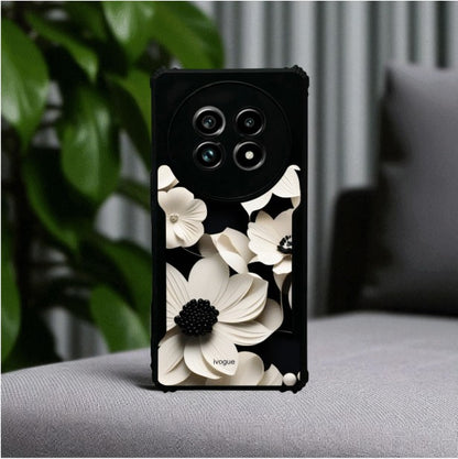 Black & Bloom Mobile Cover For Realme 13 Pro Plus