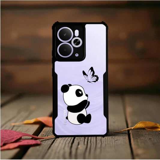 Panda and Butterfly Mobile Cover For Realme 14T