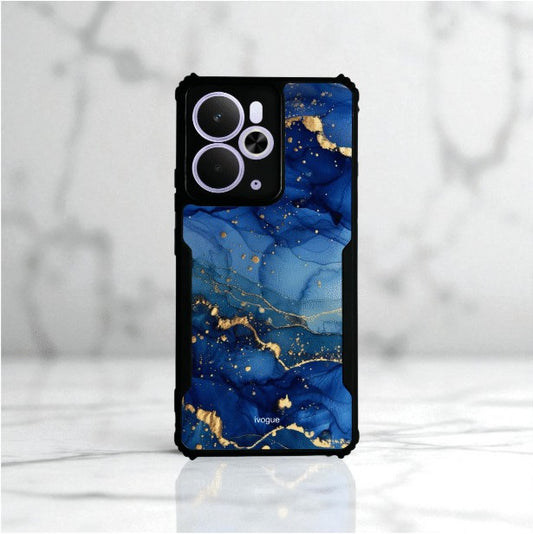 Blue Opulence Mobile Cover For Realme 14T