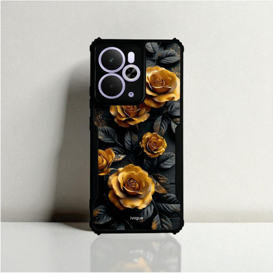 Golden Rose Mobile Cover For Realme 14T
