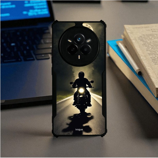 Bike Rider Mobile Cover For REALME 14 Pro Plus