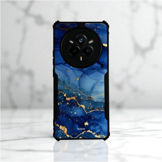 Blue Opulence Mobile Cover For REALME 14 Pro