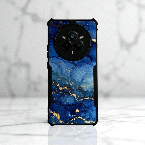 Blue Opulence Mobile Cover For REALME 14 Pro Plus