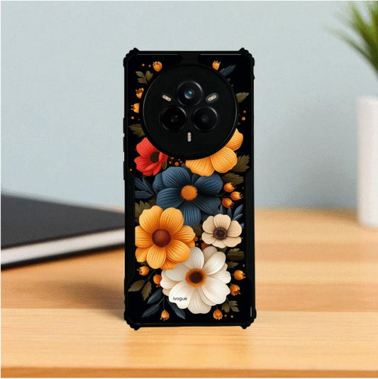 Retro Petals Mobile Cover For REALME 14 Pro Plus