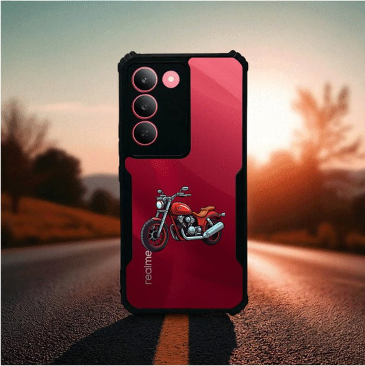 Bike Mobile Cover For Realme 14x
