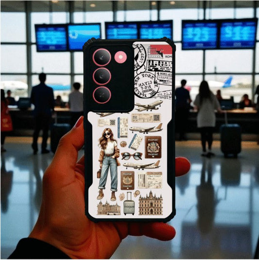Travel Girl Vibes Mobile Cover For Realme 14x