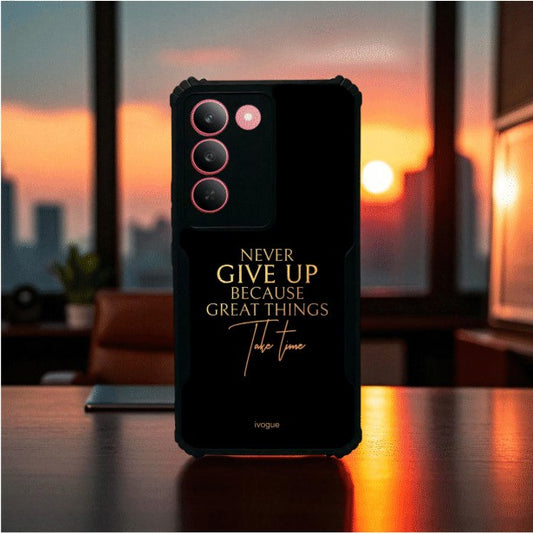 Never Give Up Mobile Cover For REALME P3X