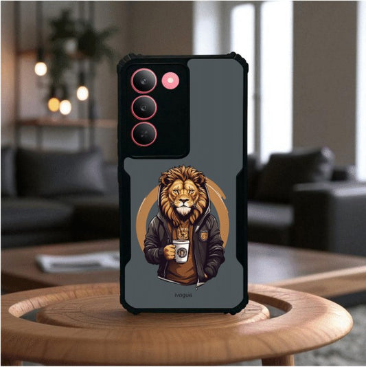 Stylish Lion Mobile Cover For REALME P3X