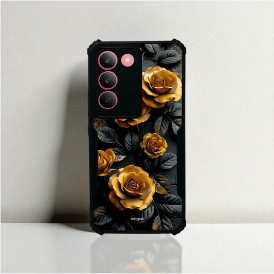 Golden Rose Mobile Cover For Realme 14x