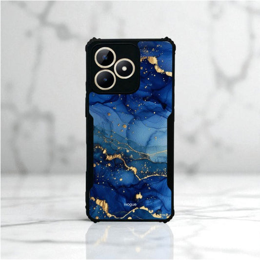 Blue Opulence Mobile Cover For REALME NARZO N53