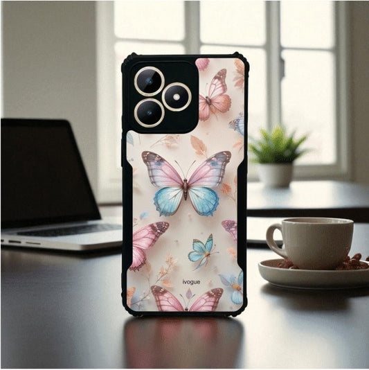 Butterfly Bloom Mobile Cover For REALME C53