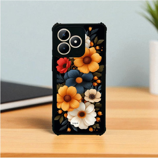 Retro Petals Mobile Cover For REALME C53