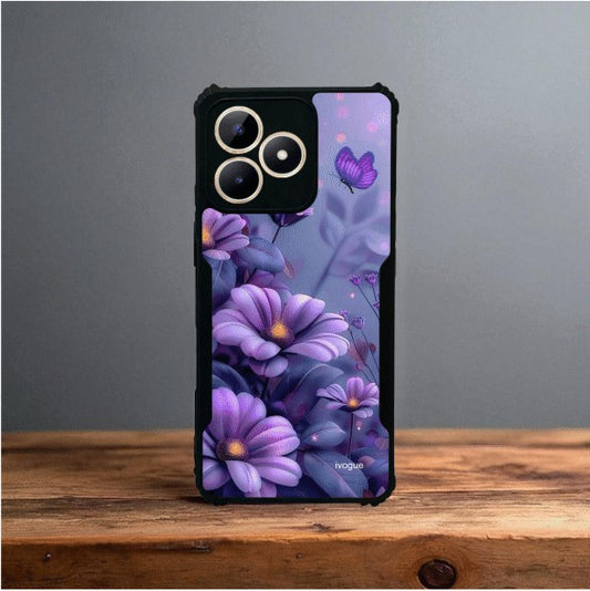 Purple Serenity Mobile Cover For REALME C53
