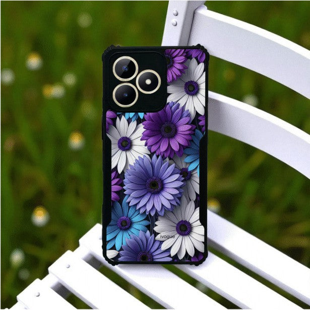 Violet Bloom Mobile Cover For REALME NARZO N53