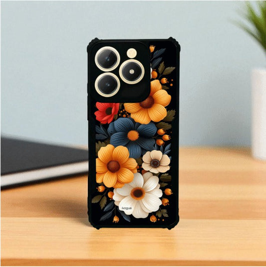 Retro Petals Mobile Cover For Realme C61