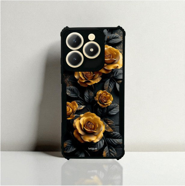 Golden Rose Mobile Cover For Realme C61
