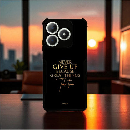 Never Give Up Mobile Cover For Realme C63