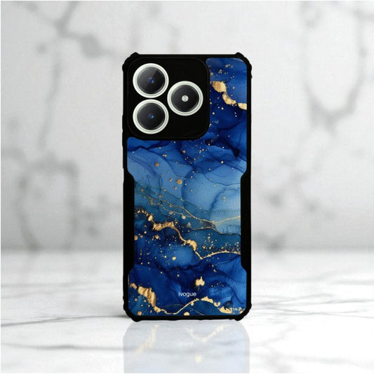 Blue Opulence Mobile Cover For Realme Narzo N63