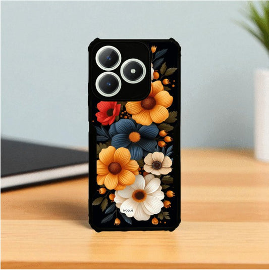 Retro Petals Mobile Cover For Realme Gt 6T