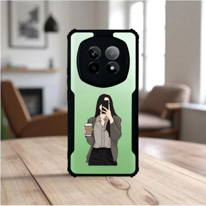 Coffee Girl Mobile Cover For Realme P2 Pro