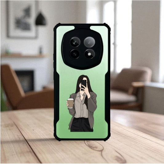 Coffee Girl Mobile Cover For Realme P2 Pro