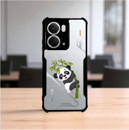 Panda and Tree Mobile Cover For REALME P3