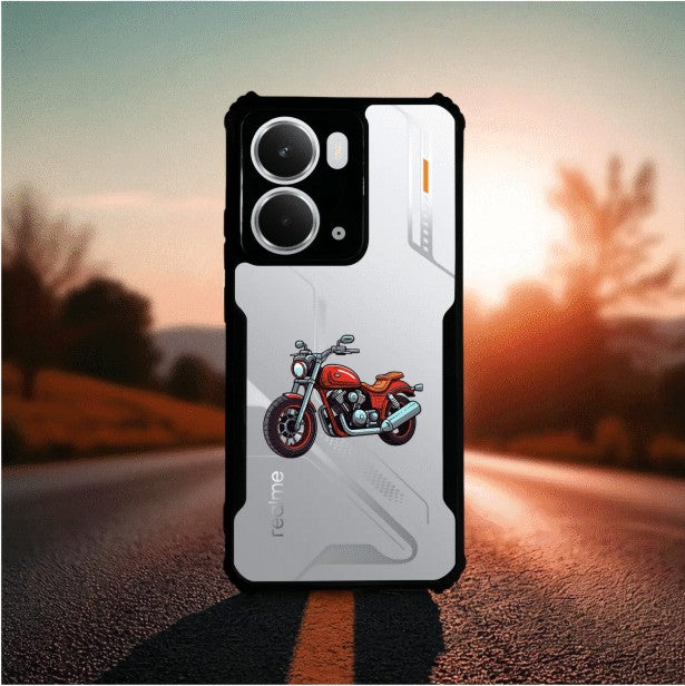 Bike Mobile Cover For REALME P3