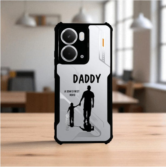 Daddy and Son Mobile Cover For REALME P3