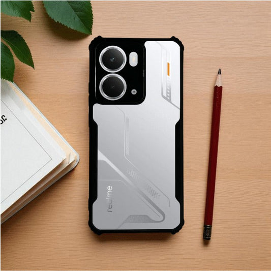 ipackey Clear Mobile Cover For REALME P3