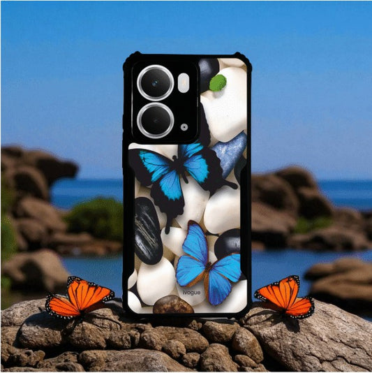 Blue Wings Beauty Mobile Cover For REALME P3