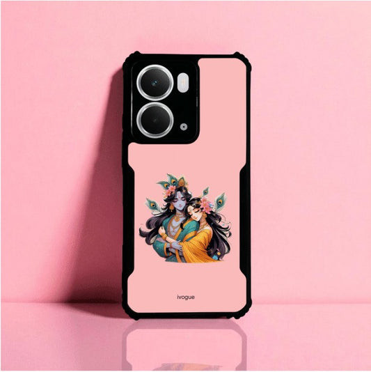 Radha Krishna Bliss Mobile Cover For REALME P3