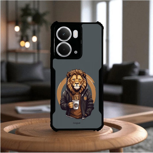 Stylish Lion Mobile Cover For REALME P3
