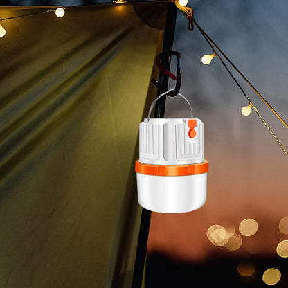Solar Rechargeable LED Emergency Light Portable Camping Lantern Lamp (1 Pc) view 7
