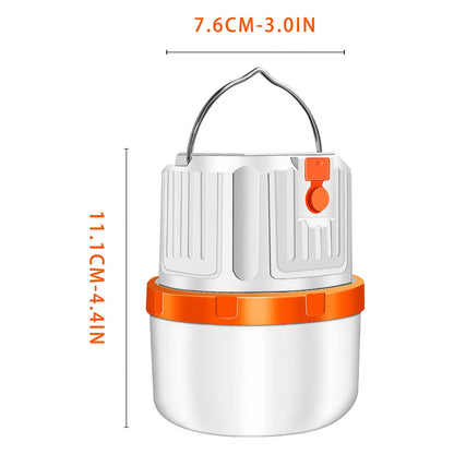 Solar Rechargeable LED Emergency Light Portable Camping Lantern Lamp (1 Pc) view 6
