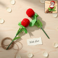 Artificial Rose Ring Box Set – 2 Piece Flower-Shaped Gift