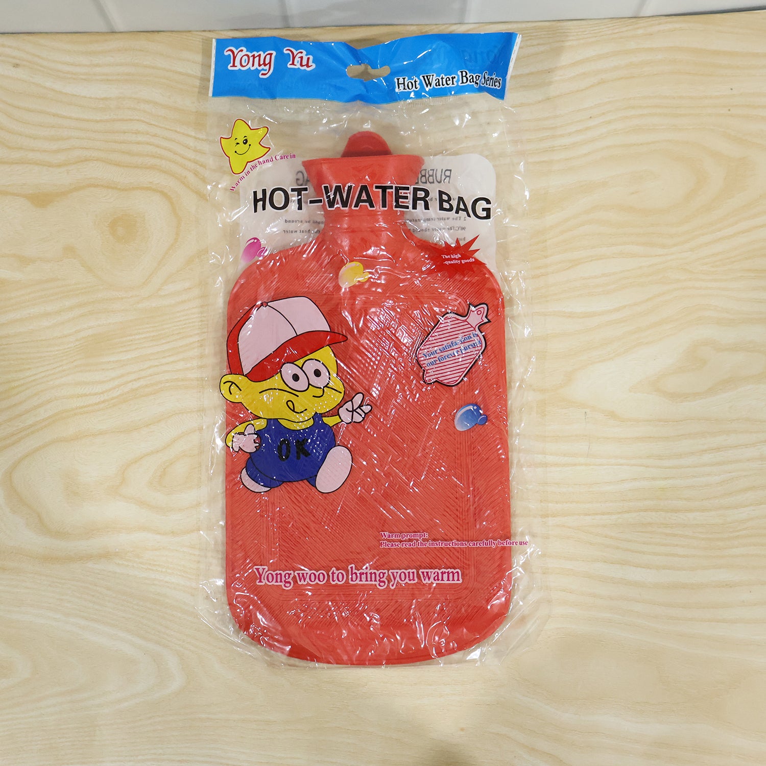 Big Size Hot Water Bag Rubber Bottle with Screw Cap for Warmth (1 Pc)