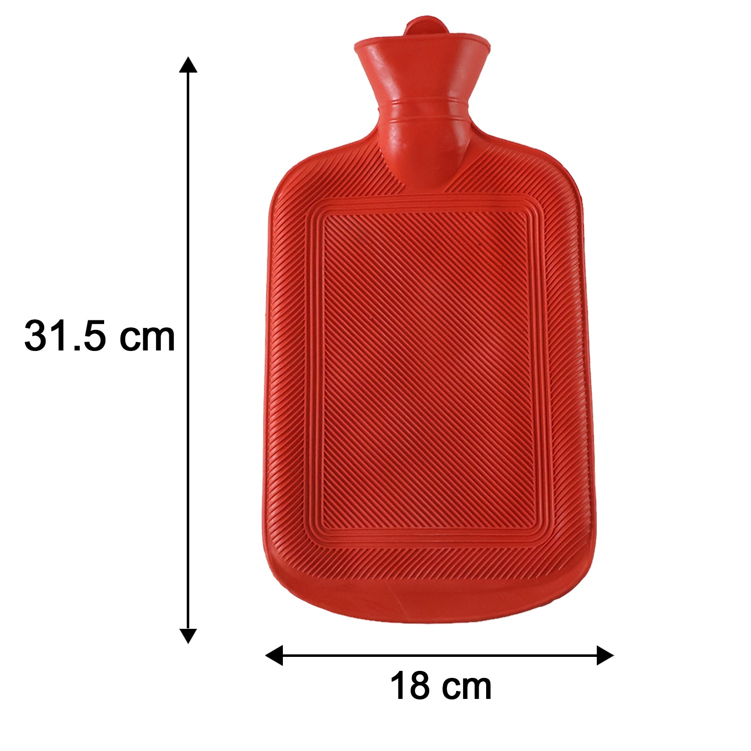 Big Size Hot Water Bag Rubber Bottle with Screw Cap for Warmth (1 Pc)