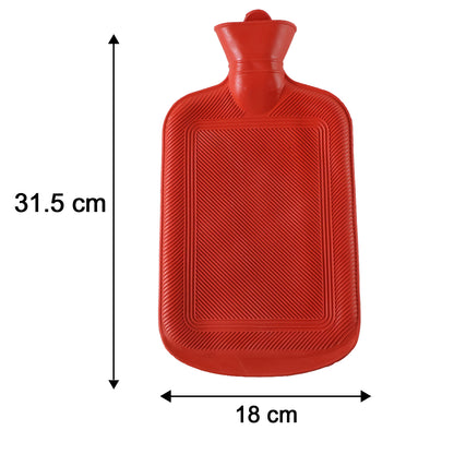 Big Size Hot Water Bag Rubber Bottle with Screw Cap for Warmth (1 Pc)
