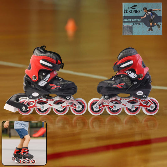 Professional Adjustable Inline Skates for Kids and Adults (Medium / 1 Pair)
