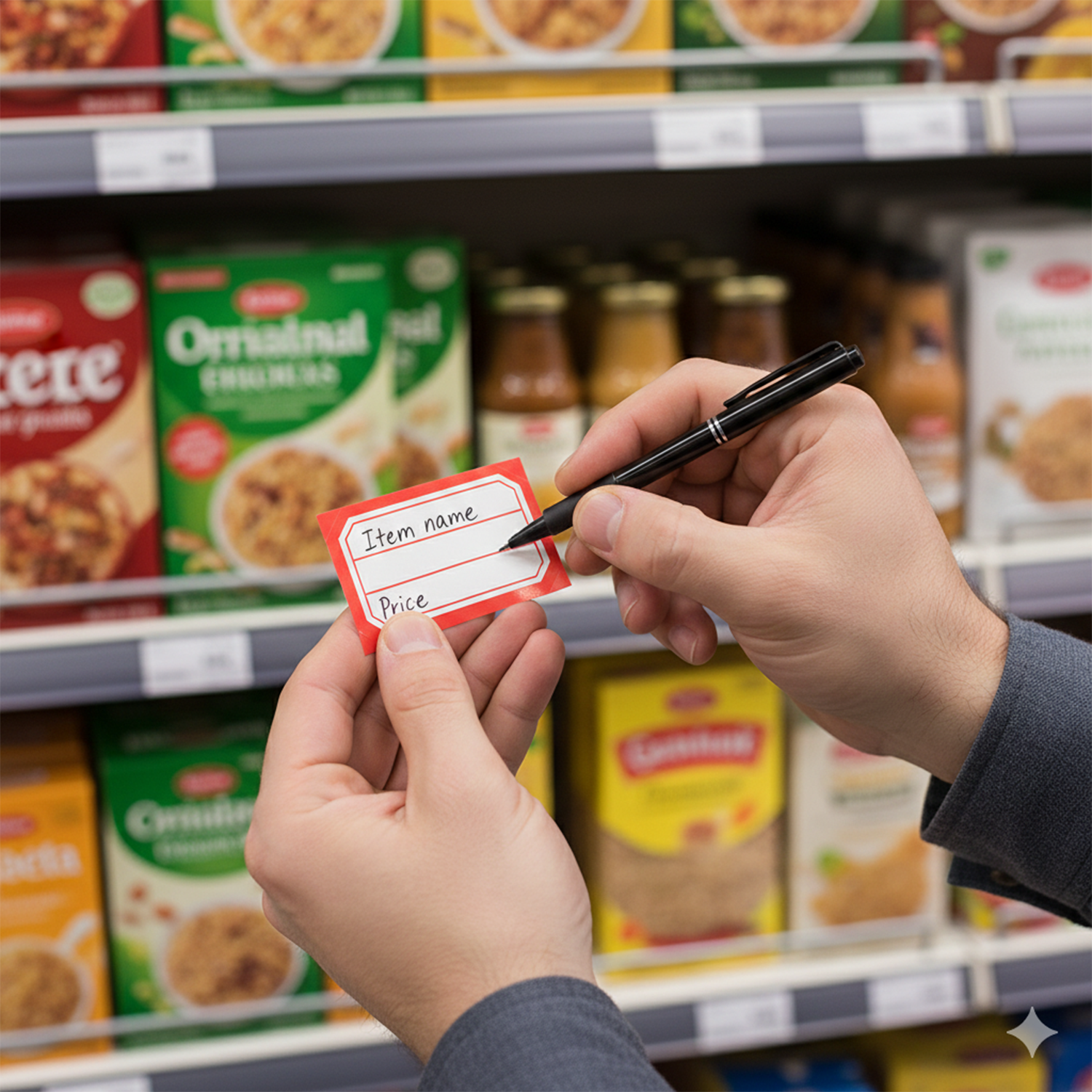 50 Sheets Self-Adhesive Label Stickers