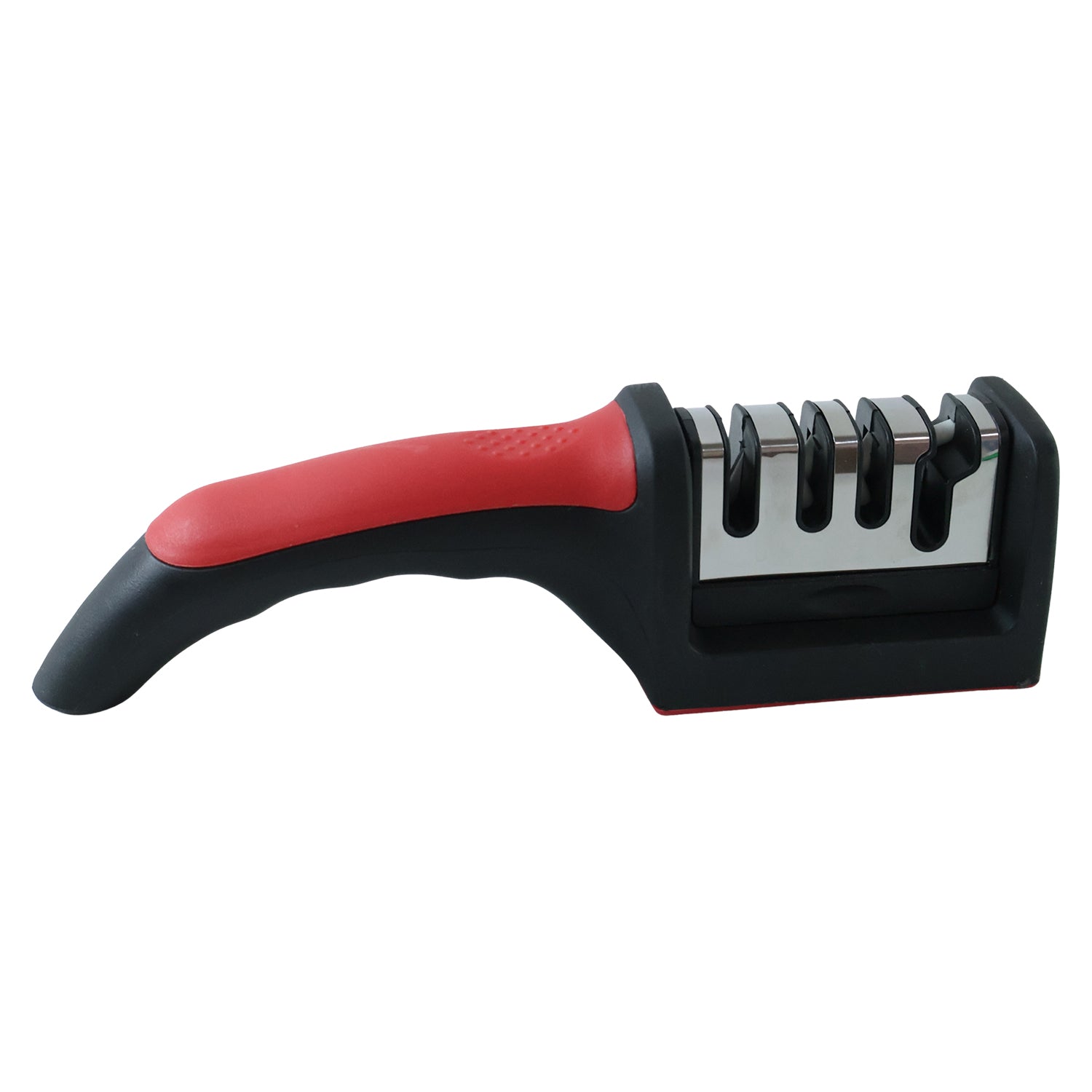 4 Stage Knife Sharpener Tool for Kitchen Knives with Non Slip Handle (1 Pc)