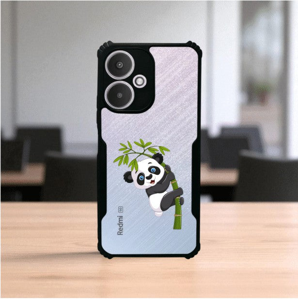 Panda and Tree Mobile Cover For REDMI 13C (5G)