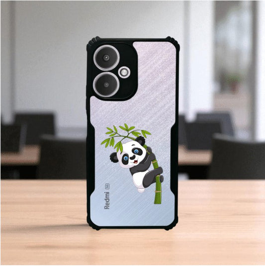 Panda and Tree Mobile Cover For REDMI 13C (5G)