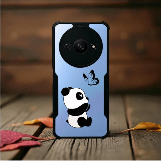 Panda and Butterfly Mobile Cover For Redmi A3