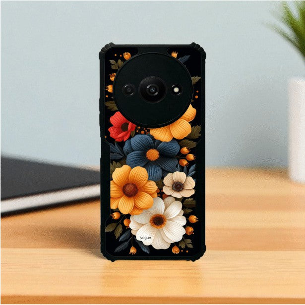 Retro Petals Mobile Cover For Redmi A3
